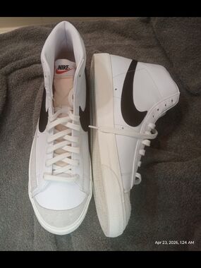 Nike Blazer 77 Vintage Men’s Shoe White Black High Top Sneakers Sz 13 New no Box